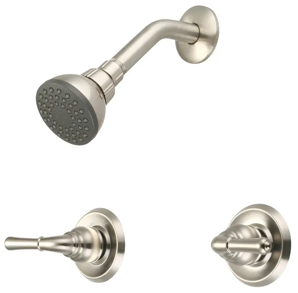 Elite Two Handle Shower Set, Pvd Brushed Nickel