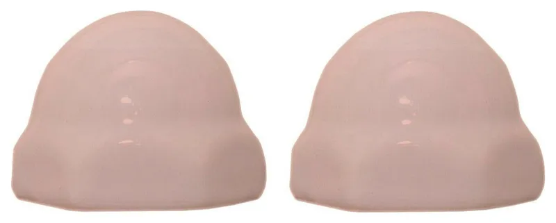 Eljer Replacement Ceramic Toilet Bolt Caps - Set of 2 - Blossom Pink