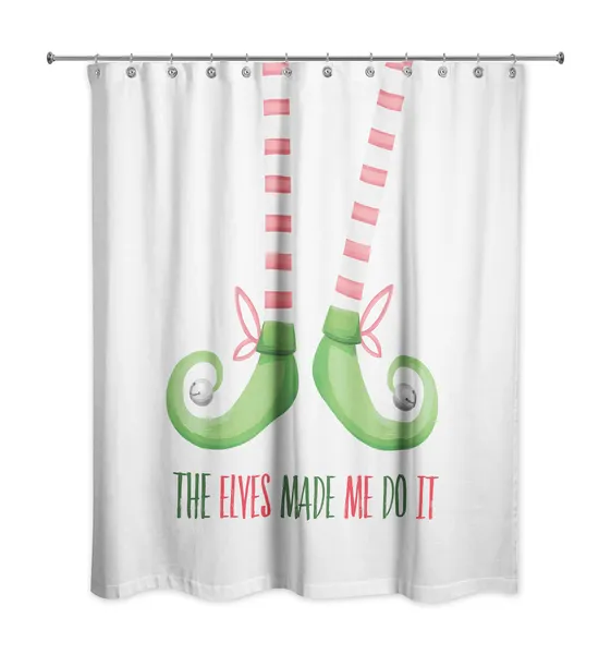 Elves Made Me 71x74 Shower Curtain