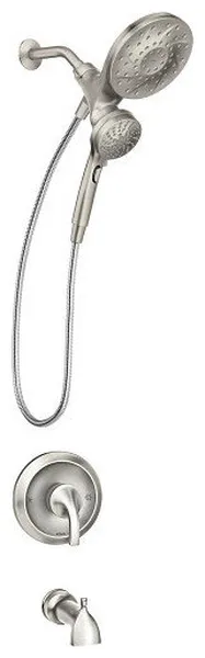 Engage Tub/Shower Trim Package, 2.5 Gpm, Multi Shower Head/Hand Shower Combo