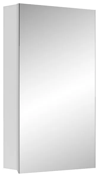 Engineered Wood Surface Mount or Recessed Medicine Cabinet, Mirrors, 15" X 26"