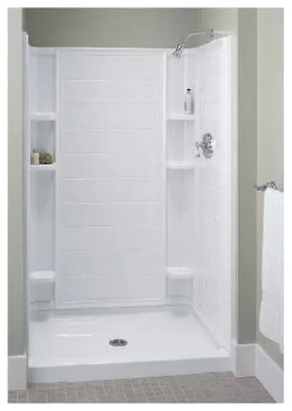 Ensemble Tile Back Wall 36" - White