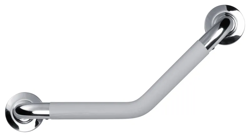 ErgoAngleBar Soft Grip 32mm ADA Compliant 500 lb Weight Capacity, Polished Stainless Steel
