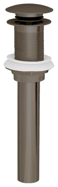 Euro Mushroom Lavatory Drain W/O Overflow Holes - Exposed In Oil Rubbed Bronze