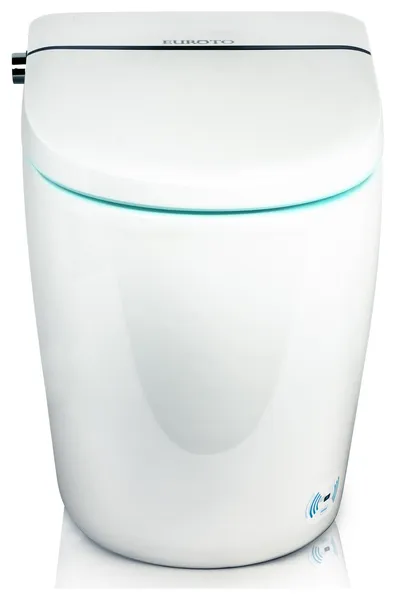 EUROTO Newest 2023 One-Piece Smart Toilet Bidet Dual Flush Foot Sensor