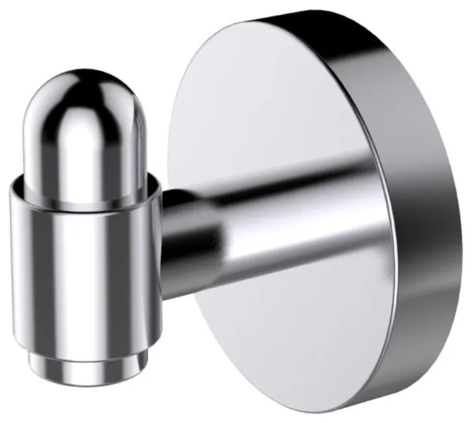 Eviva Bullet Towel or Robe Hook Round Design (Brushed Nickel)  Accessories