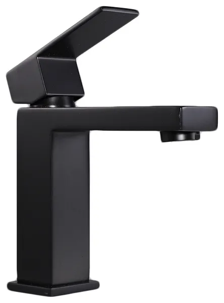 Eviva Ella Single Handle Black Bathroom Sink Faucet