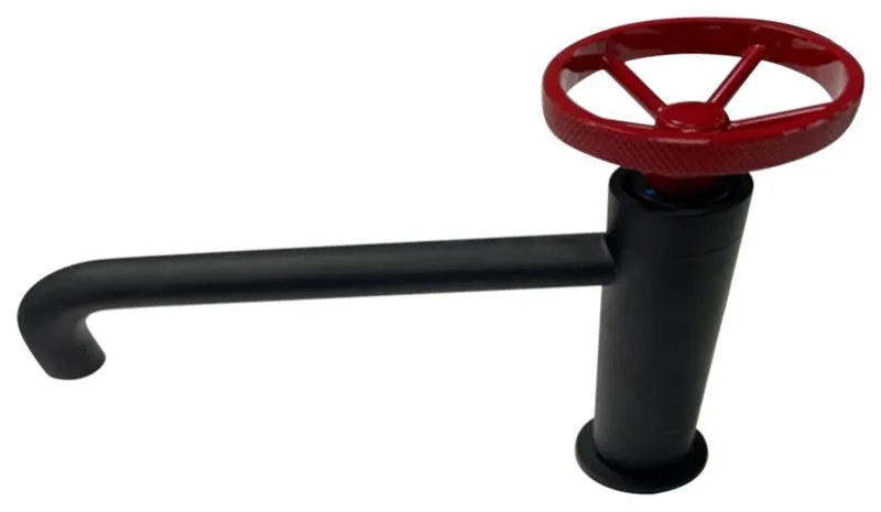 Eviva Enza Single-Hole Black Powder Coated Bathroom Faucet