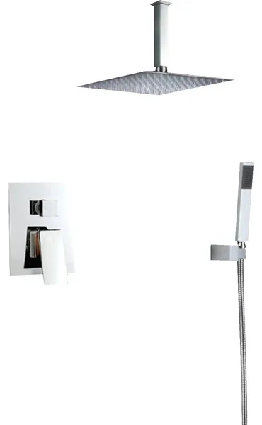 Eviva Pro Full Chrome Modern Luxury Shower-Head/Handheld and Sprayer