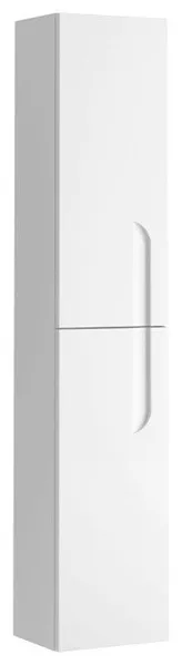 Eviva Vitta 12" White Modern Bathroom Linen Side Cabinet