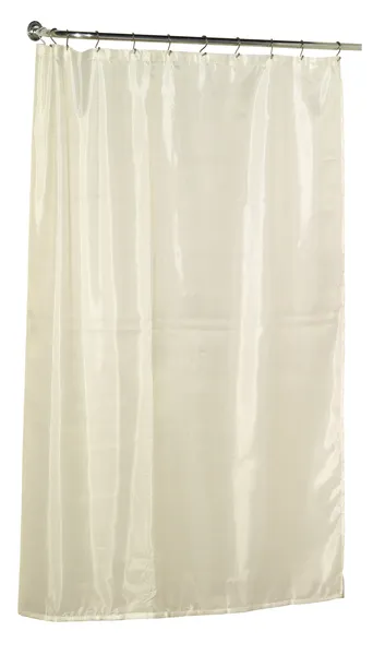 Extra Long (78'') Polyester Fabric Shower Curtain Liner in Ivory