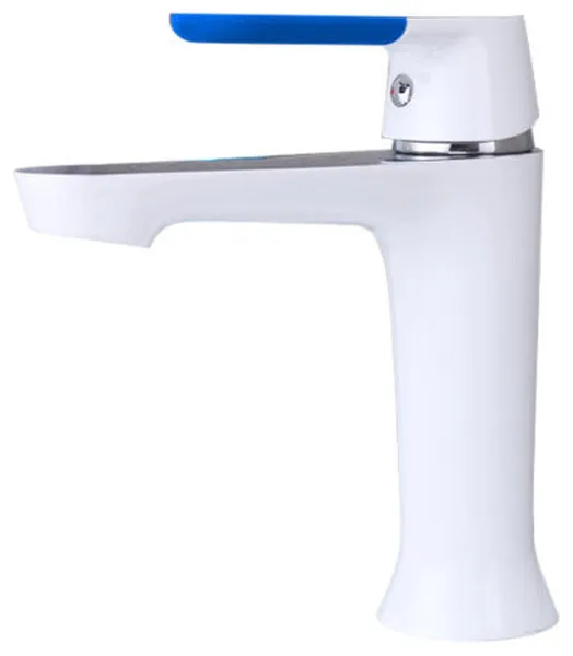 Fano Deck Mounted Multi Color Handle Brass Faucet