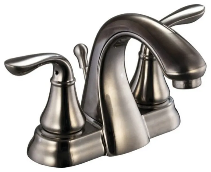 Fauceture FS7628NZL Sierra Two Handle 4" Centerset Lavatory Faucet, Satin Nickel