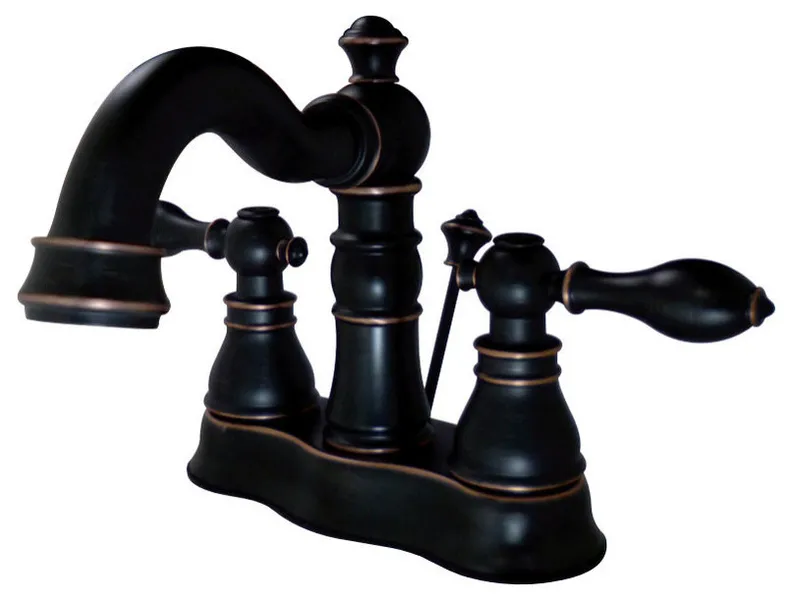 Fauceture FSC1606ACL 4 in. Centerset Bathroom Faucet, Naples Bronze