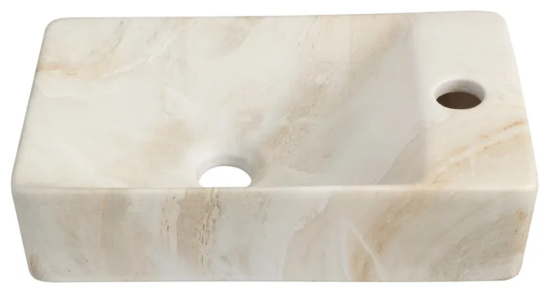 Felix 15 in. W x 8 in. D Modern Wall Mounted Rectangular Ceramic Mini Sink