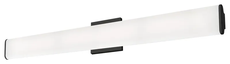 Ferguson Bathrrom Light Fixture, Black, 36x2x4
