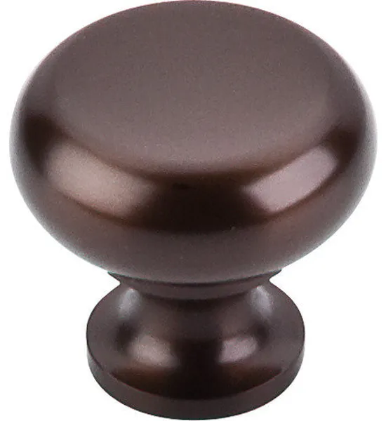 Flat Faced Knob - Oil Rubbed Bronze (TKM754)