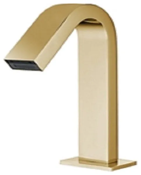 Fontana Commercial Brushed Gold Touchless Automatic Sensor Hands Free Faucet