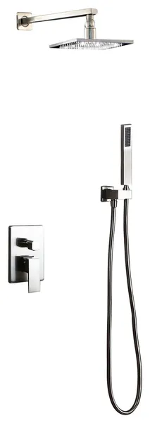 Fontana Flavia Brushed Nickel Color Changing LED Rainfall Shower Set