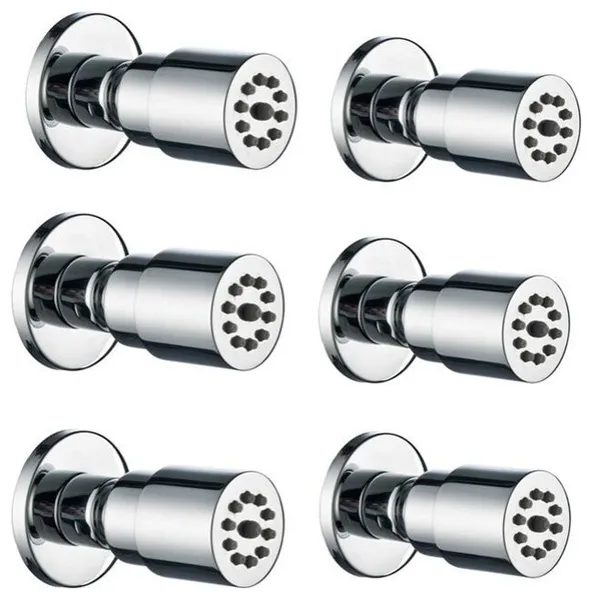 Fontana Milan Rainfall Wall Mount Body Massage Jets