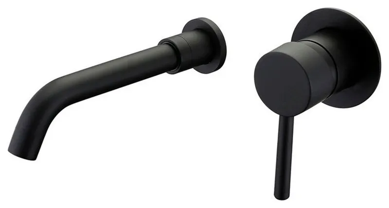 Fontana Milan Single Lever Wall Mount Dark Oil Rubbed Bronze (260MM) Sink Faucet
