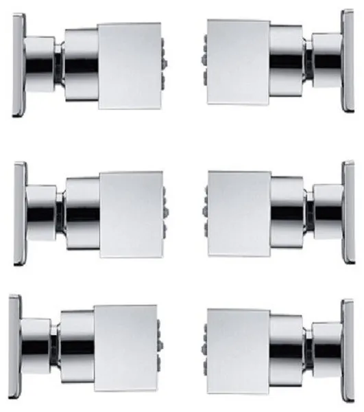 Fontana Reno Rainfall Wall Mount Body Massage Jets