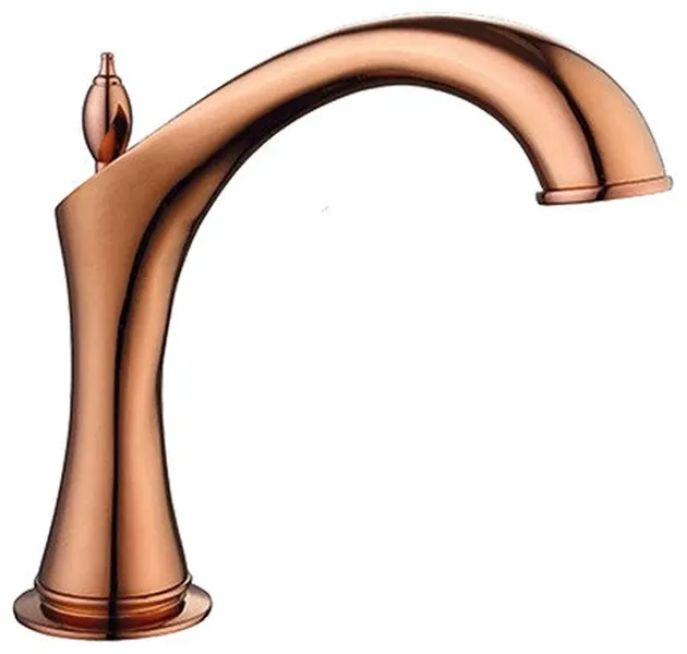 Fontana Rose Gold Commercial Widespread Automatic Sensor Faucet