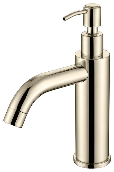Fontana Verona Smart Touch Control Nickel Sink Faucet With Soap Dispenser