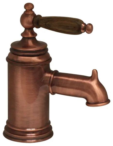 for Single Hole/Single Lever Lavatory Faucet, Cherry Wood Handle, Pop-up Waste