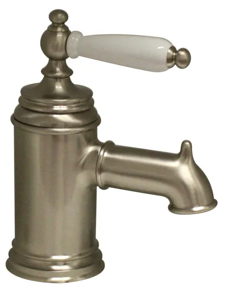 Fountainhaus Single Hole, Single Lever Lavatory Faucet, Brushed Nickel