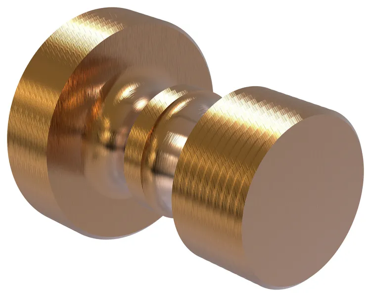 Foxtrot Robe Hook, Brushed Bronze