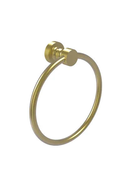 Foxtrot Towel Ring, Satin Brass