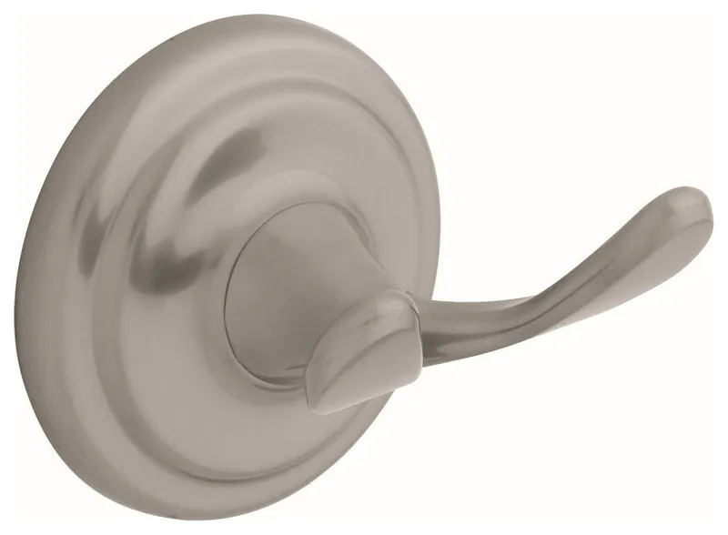 Franklin Brass 9002 Jamestown Double Robe Hook - Brushed Nickel