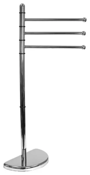 Free Standing 3 Arm Swiveling Towel Stand