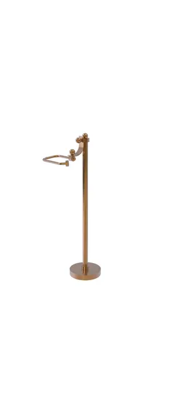 Free Standing European Style Toilet Tissue Holder, Brushed Bronze
