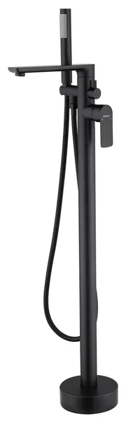 Freestanding Bathtub Faucet Tub Filler Black Floor Mount Bathroom Faucets