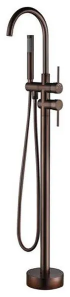 Freestanding faucet, shower head in oil-rubbed bronze, VA2012-ORB