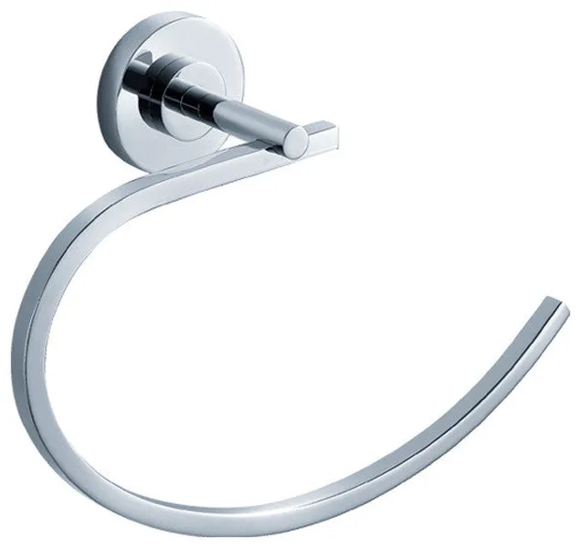 Fresca Alzato Towel Ring, Chrome