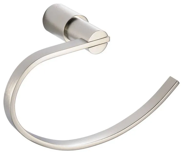 Fresca FAC0125BN Magnifico Towel Ring, Brushed Nickel