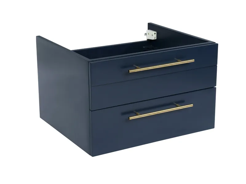 Fresca Lucera 24" Royal Blue Wall Hung Undermount Sink Modern Bathroom Cabinet