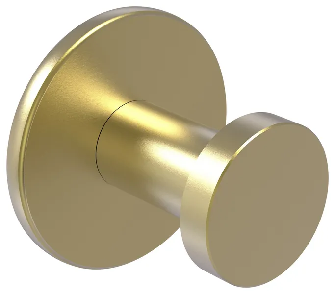 Fresno Robe Hook, Satin Brass