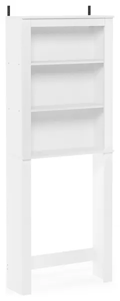 Furinno Indo Open Bath Cabinet, White