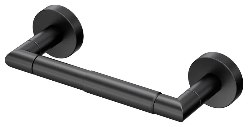 Gatco 4633B Glam Wall Mounted Toilet Paper Holder - Matte Black
