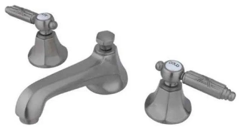 Georgian Two Handle 8" to 16" Widespread Lavatory Faucet With Brass Pop-up