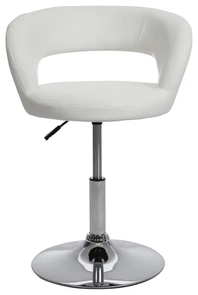Giselle Contemporary Vanity Chair, White