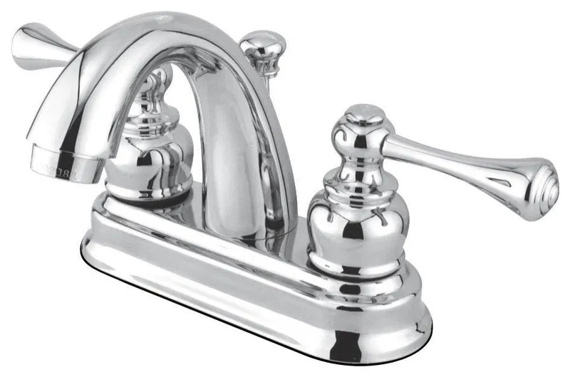 GKB5611BL Water Saving Centerset Lavatory Faucet with Lever Handles, Chrome