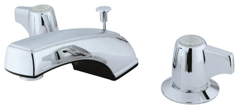 GKB920 Water Saving Americana Widespread Lavatory Faucet With ABS Pop-Up, Chrome
