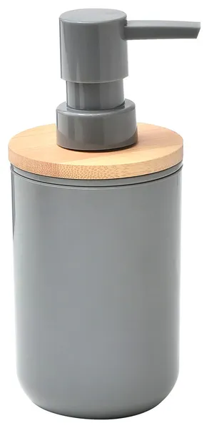 Gray Bath Hand Soap & Lotion Dispenser PADANG 10 FL OZ Bamboo