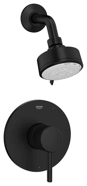 Grohe 10 249 5 Concetto Shower Only Trim Package - Matte Black