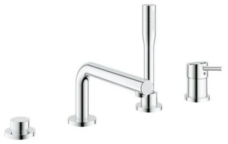 Grohe 19 576 Concetto New Deck Mounted Roman Tub Filler - Starlight Chrome